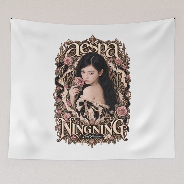 Item preview, Ningning aespa Romantic Rose Filigree Art designed and sold by Valereekmerch.