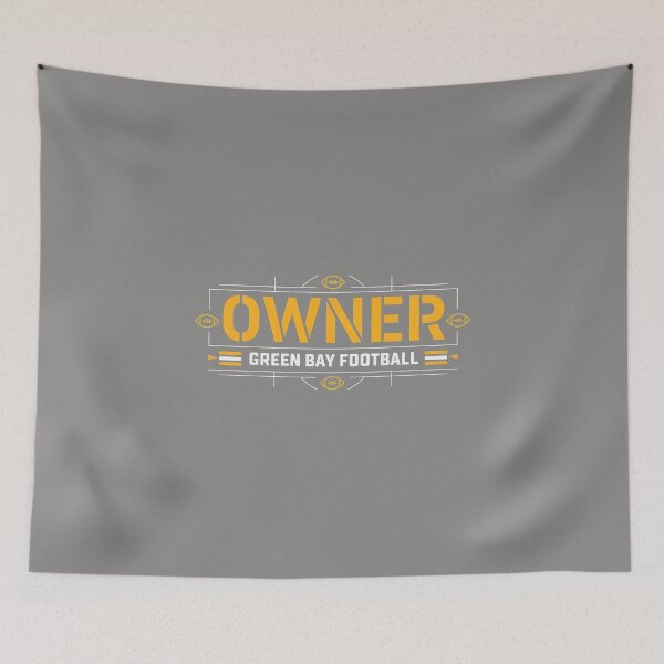 Item preview, OWNER Green Bay Football Stencil Style Shirt-93 designed and sold by HeribertFunke.