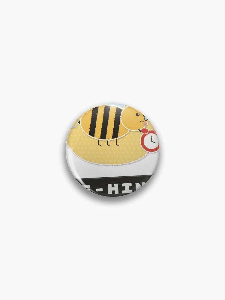 Thumbnail 1 von 3, Button, Bee-hind Schedule Late Bee Collage designt und verkauft von somebasic.