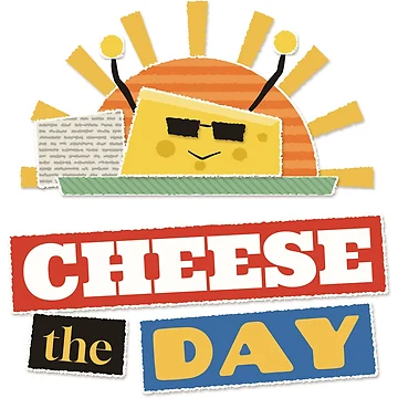 Vorschaubild zum Design Cheese the Day Cheese Pun Collage von somebasic