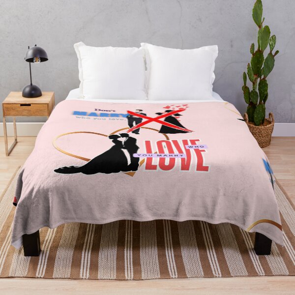 Item preview, Don't Marry Who You Love Love Who You Marry Funny Wedding Pun designed and sold by THMKagutsuchi.