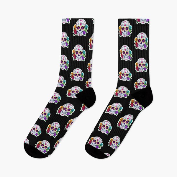 Item preview, Colorful Day of the Dead Sugar Skull Floral – Vibrant Mexican Calavera designed and sold by FestivityFinds.