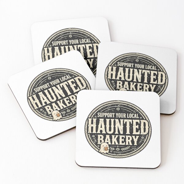 Item preview, Haunted Bakery Ghost Cookie Badge - Halloween 2026 designed and sold by OmniaRozza.