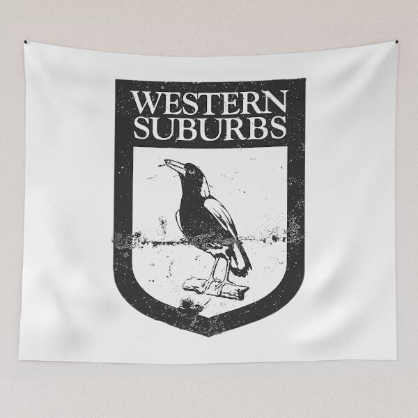 Item preview, Western Suburbs Magpies Vintage Rugby League designed and sold by OntheMicPod.