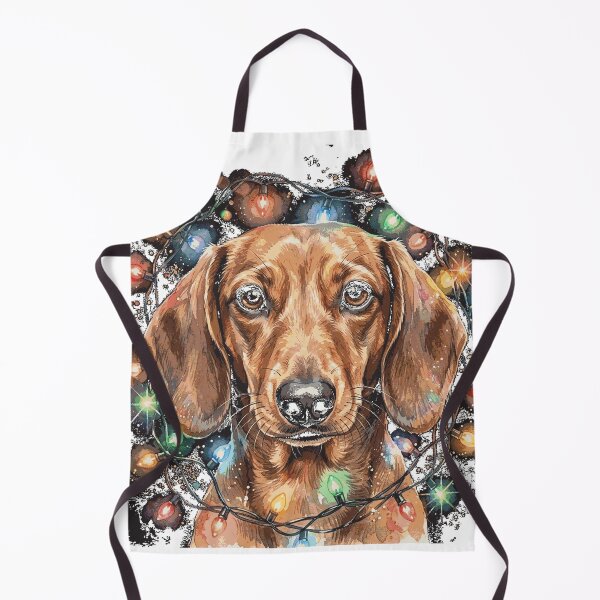 Item preview, Dachshund with Christmas Lights Classic T-Shirt (2) designed and sold by shop-insider.