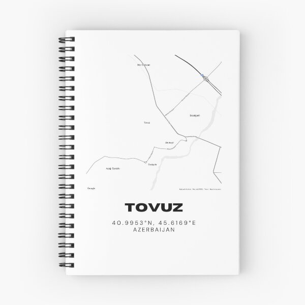 Item preview, Tovuz Azerbaijan Minimalist Map Coordinates designed and sold by RM-Journey.