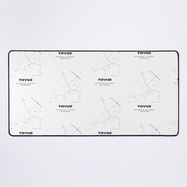 Item preview, Tovuz Azerbaijan Minimalist Map Coordinates designed and sold by RM-Journey.