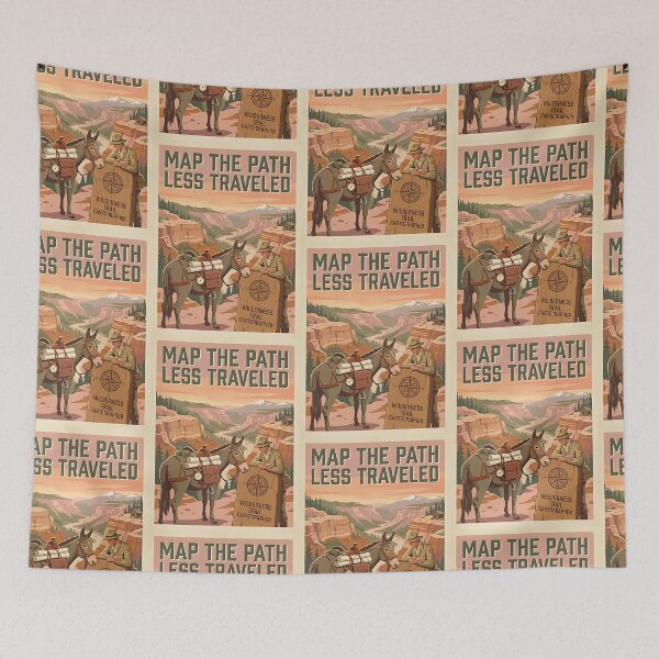 Item preview, Mule Wilderness Cartographer designed and sold by PictoVibe.