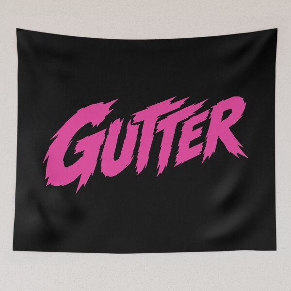 Item preview, Gutter Lettering Logo (Neon Hot Pink) designed and sold by ChocolateSoul.