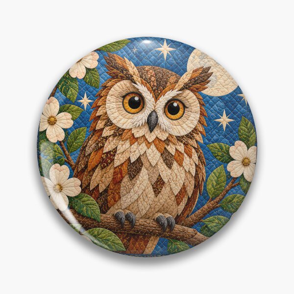 Item preview, Owl Quilt designed and sold by Elisabeth Lucas.
