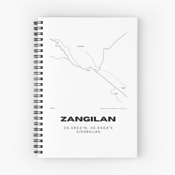 Item preview, Zangilan Azerbaijan Minimalist Map Coordinates designed and sold by RM-Journey.
