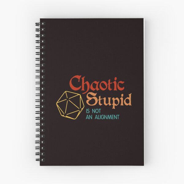 Item preview, Chaotic Stupid Alignment Gag Polyhedron Graphic designed and sold by OddCanvasArt.