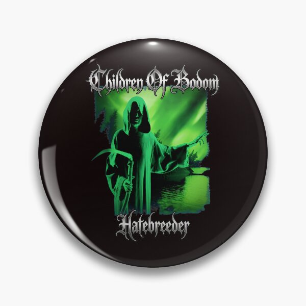 Item preview, Bodom Cloaked Reaper Green Aura Album Art designed and sold by OddCanvasArt.