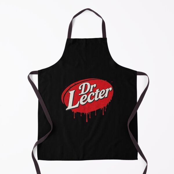 Item preview, Dr Lecter Retro Red Oval Dripping Parody designed and sold by CoastalCraftArt.