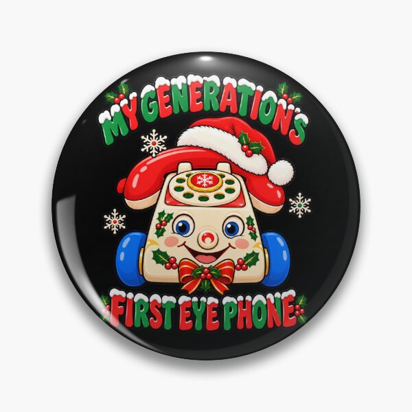 Item preview, My Generations First Eye Phone Funny Retro Christmas Toy designed and sold by MaskedTarget.