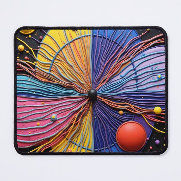Item preview, cosmic energy burst C colorful geometric circular abstract design designed and sold by SmashingDeals.