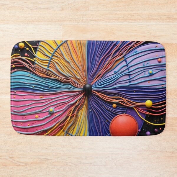 Item preview, cosmic energy burst C colorful geometric circular abstract design designed and sold by SmashingDeals.