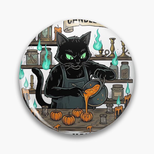 Item preview, Black Cat Haunted Candle Maker designed and sold by PictoVibe.