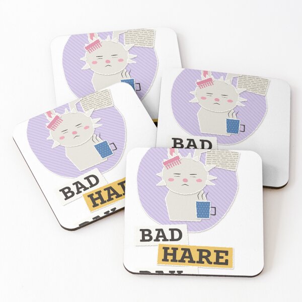 Item preview, Bad Hare Day Frazzled Bunny Collage designed and sold by somebasic.