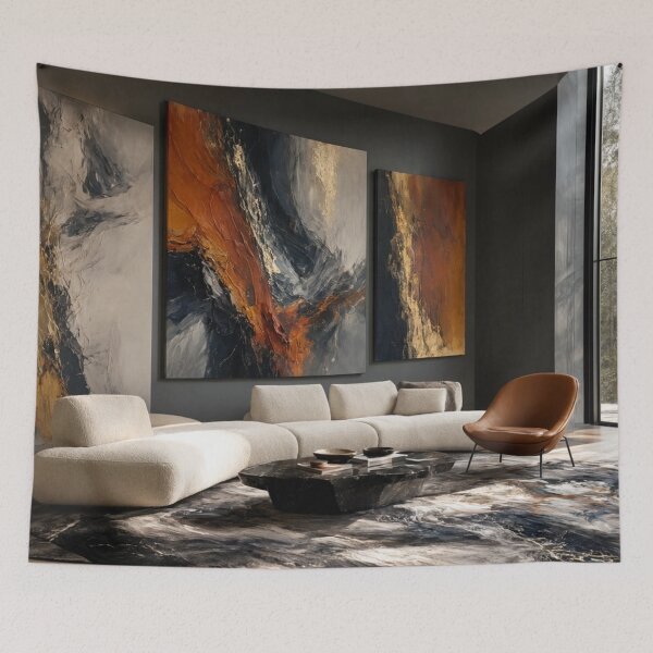 Item preview, Gallery Statement - Modern Luxury Abstract Interior Art designed and sold by nhk999.