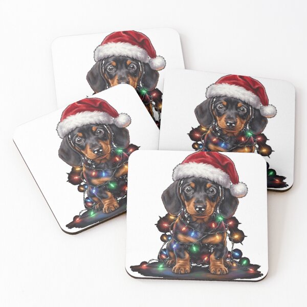 Item preview, Dachshund Christmas Lights With Snow Sweater Classic T-Shirt designed and sold by Atros.