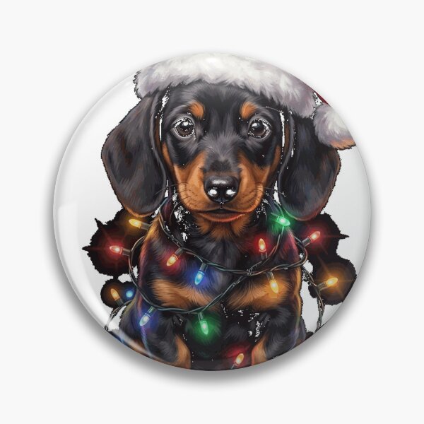 Item preview, Dachshund Christmas Lights With Snow Sweater Classic T-Shirt designed and sold by Atros.