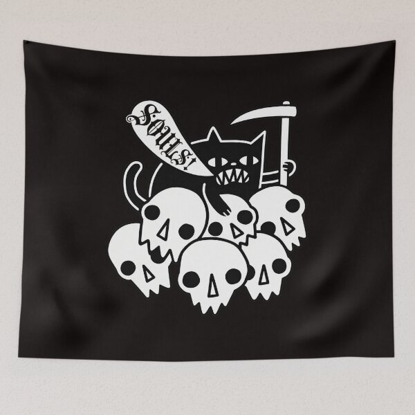 Item preview, Black Cat Reaper Soul Collector  designed and sold by Tussy-shop.