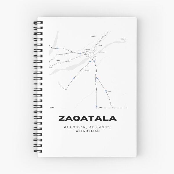 Item preview, Zaqatala Azerbaijan Minimalist Map Coordinates designed and sold by RM-Journey.