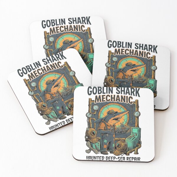Item preview, Goblin Shark Submarine Mechanic designed and sold by PictoVibe.