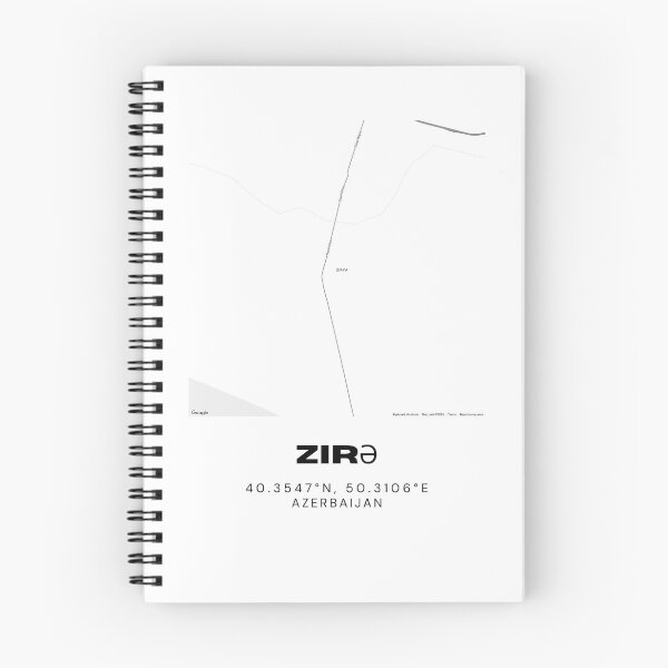 Item preview, Zira Azerbaijan Minimalist Map Coordinates designed and sold by RM-Journey.