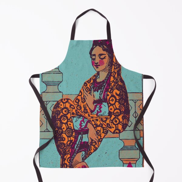 Item preview, Queen of Diamonds Antique Playing Card in Teal designed and sold by Fani*.
