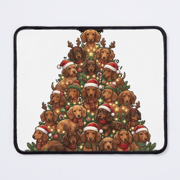 Item preview, Dachshund Christmas Tree Lights Funny Classic T-Shirt designed and sold by Badriiiii.