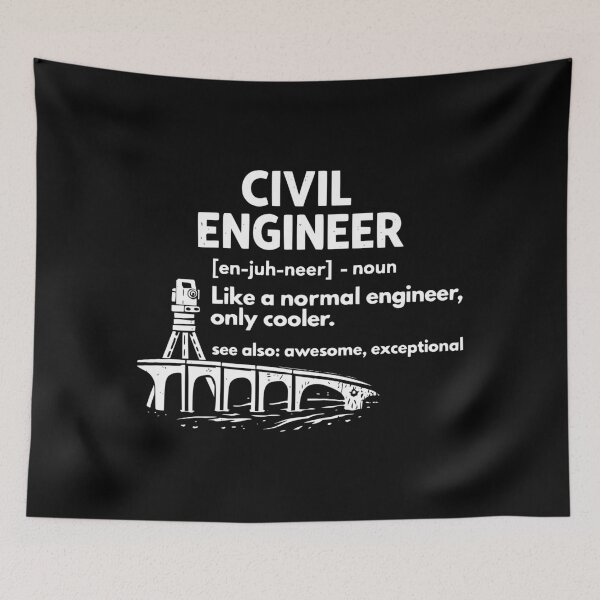 Item preview, civil engineer designed and sold by kiakuki.