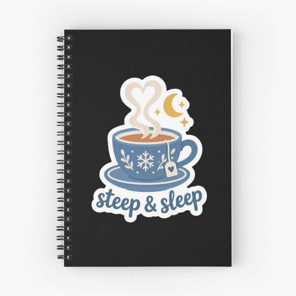 Item preview, Steep & Sleep Cute Tea Cup Sticker – Cozy Bedtime Tea Lover Moon and Stars Aesthetic designed and sold by FestivityFinds.