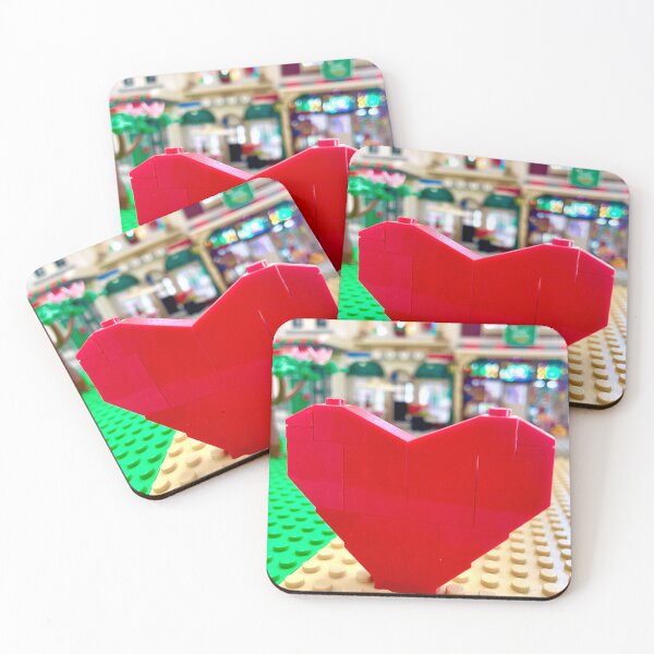 Item preview, Red Heart in a Lego World designed and sold by Julia Marshall Felix.