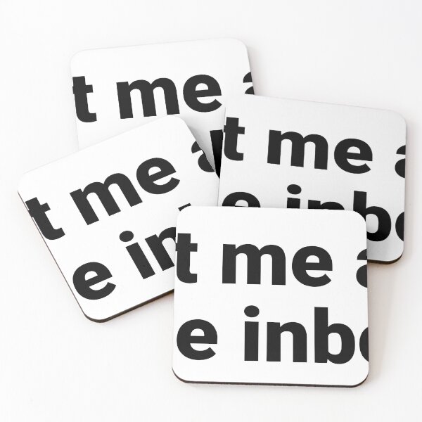Item preview, Just Me and the Inbox – Funny Office Humor Saying designed and sold by Text-based T-Shirts and Gifts.