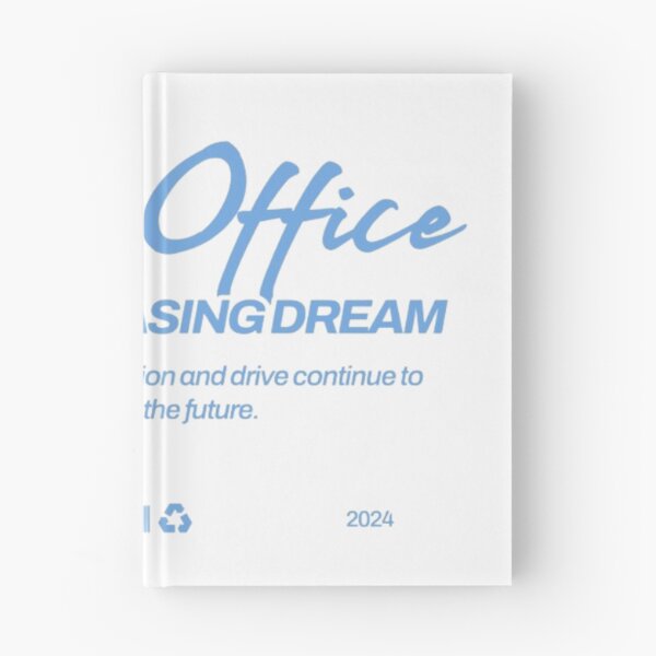 Item preview, Out of Office but Still Chasing Dreams – Blue Typography Design designed and sold by MindMess Studio.