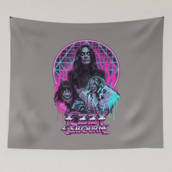 Item preview, Ozzy Osbourne Distressed Vintage Band Tee-15 designed and sold by JiovaniMines.
