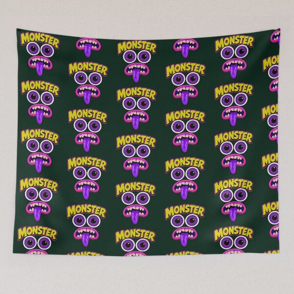 Item preview, Monster Eyes Purple Tongue Cartoon designed and sold by TeeZingShop.