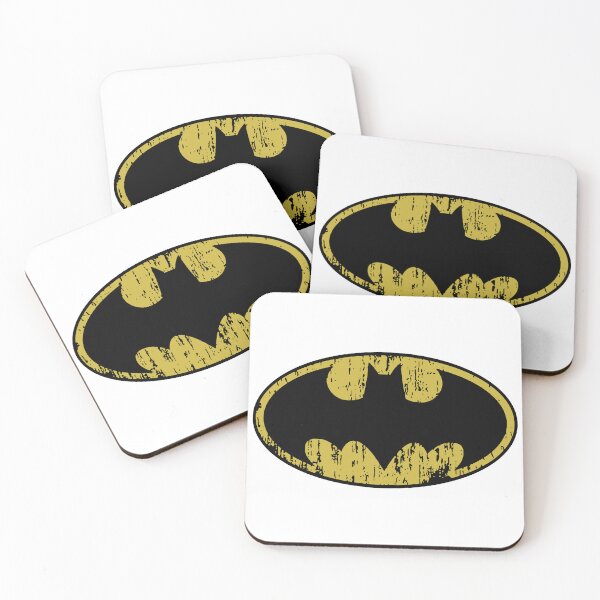 Item preview, Vintage Distressed Bat Symbol Yellow Logo designed and sold by richardodge.