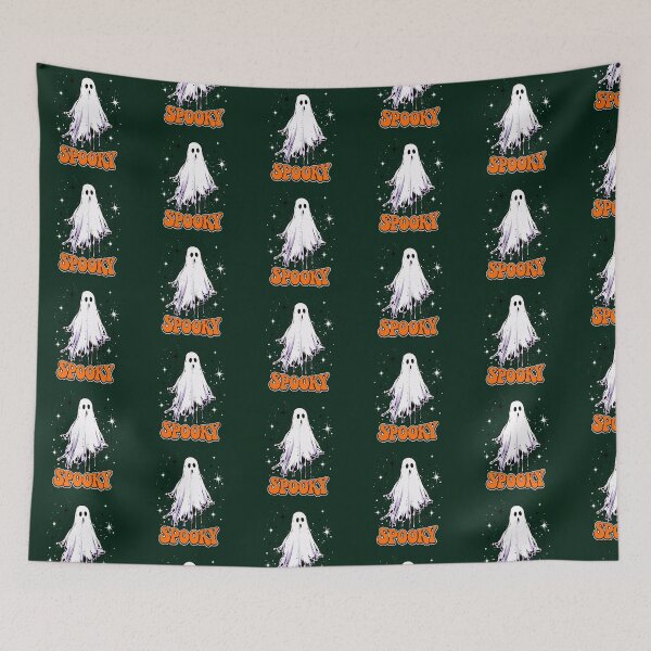 Item preview, Spooky Ghost Minimal Halloween Graphic designed and sold by TeeZingShop.