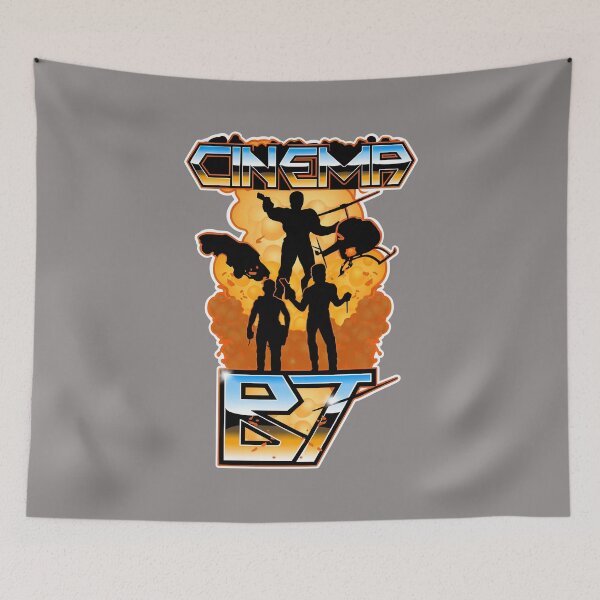 Item preview, P7 CINEMA Retro Action Explosion Tee-79 designed and sold by JiovaniMines.