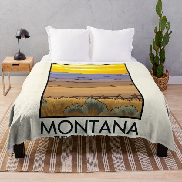 Item preview, Montana Scenic Vintage Style Travel Advert designed and sold by Dimensionality.