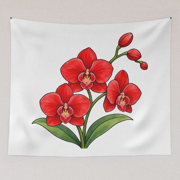 Item preview, Red Orchid designed and sold by GraphicsClub.