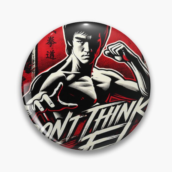 Item preview, JKD Don't Think Feel | Dark Jeet Kune Do Dragon Martial Arts Art designed and sold by Fei Long Design Hub.