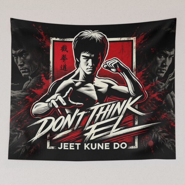 Item preview, JKD Don't Think Feel | Dark Jeet Kune Do Dragon Martial Arts Art designed and sold by Fei Long Design Hub.