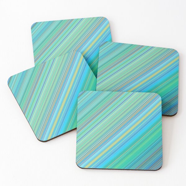 Item preview, Vibrant Blue and Green Streaks – Modern Abstract Striped Design designed and sold by shoppersgallery.