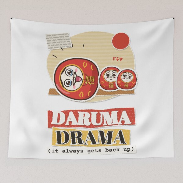 Item preview, Daruma Drama Funny Daruma Collage designed and sold by somebasic.
