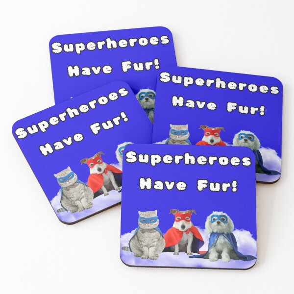 Item preview, Superheroes Have Fur Cute Cat and Dog Superheroes designed and sold by Artography Designs.