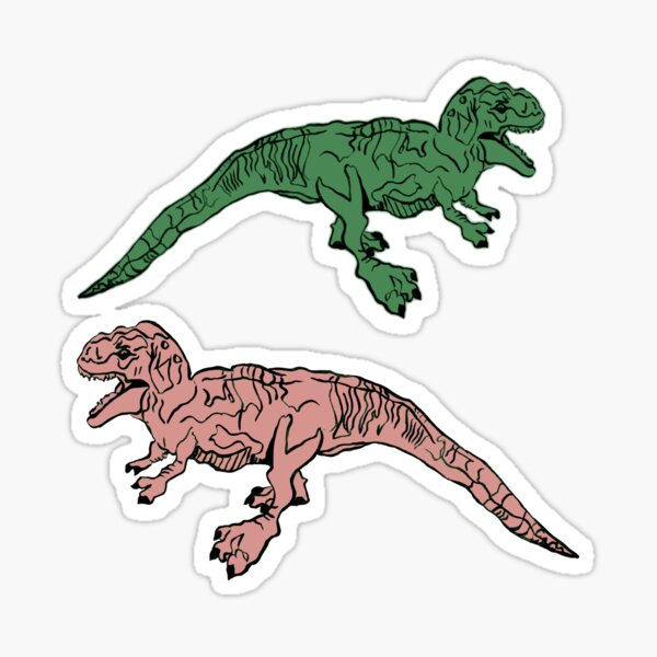 T. Rex Pattern Sticker